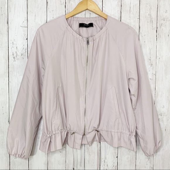 Zara Jackets & Blazers - ZARA Basic Outerwear - Blush Lightweight Jacket